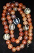 Carnelian and Puntek Bead Necklace